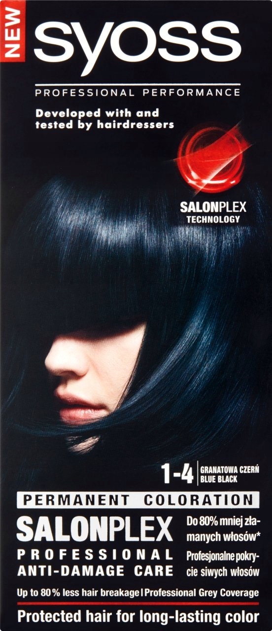 

Syoss Farba SalonPlex 1-4 granatowa czerń