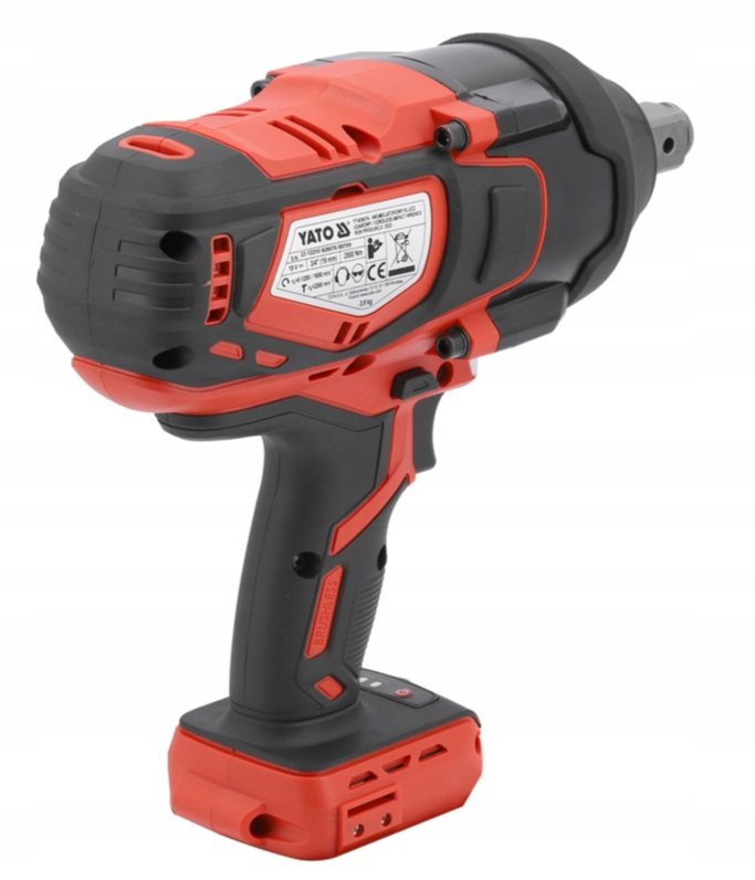 YATO YT-828076 MOCNY KLUCZ UDAROWY 3/4" + ADAPTER 1/2" 2000NM BEZSZCZOTKOWY Marka Yato