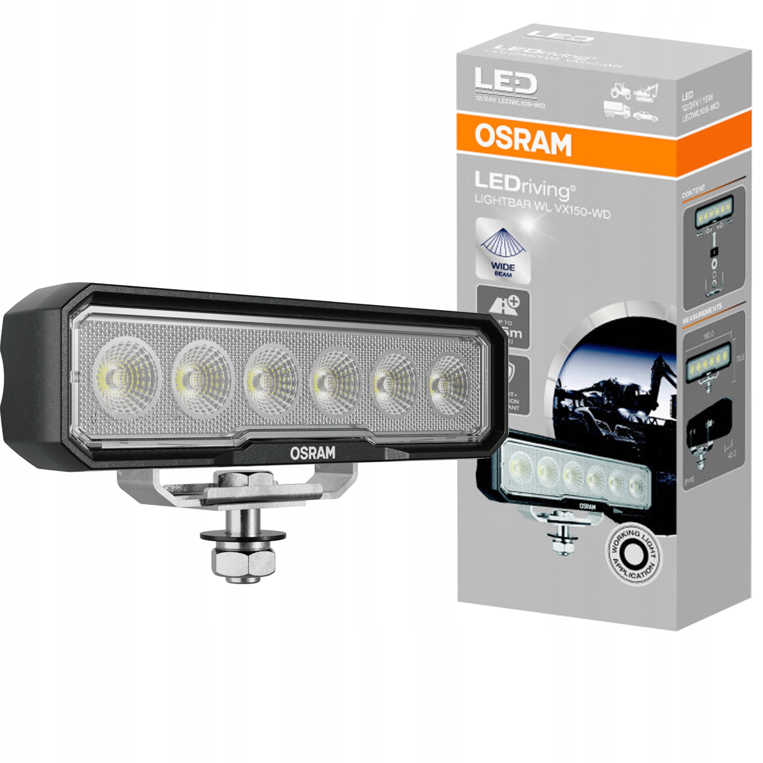 Výbojka Osram LEDriving Lightbar Wl VX150-WD