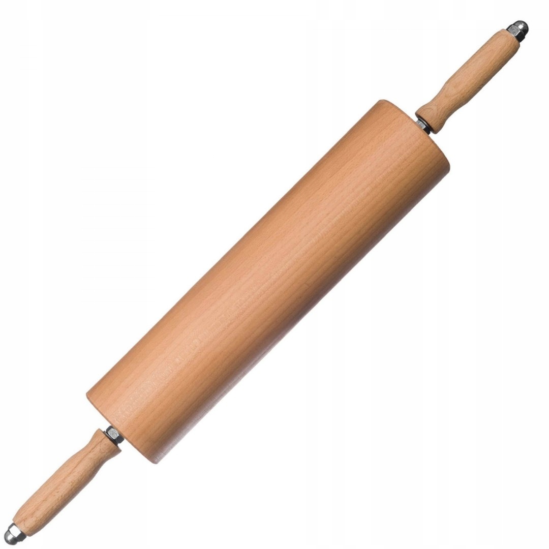 Duży wałek drewniany do ciasta na łożyskach 2XL Marka Home-Garden24