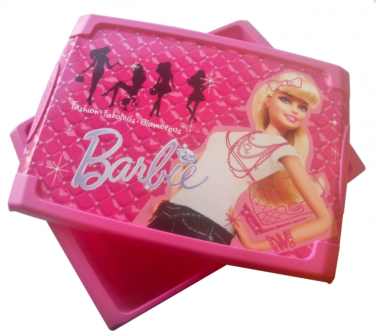 

Pojemnik Barbie na Zabawki 39x29x14 cm poj. 10 l