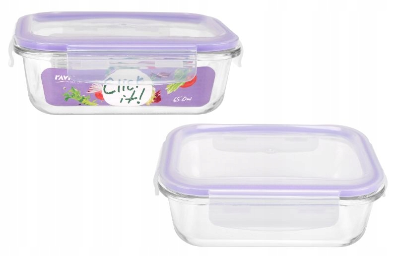 

Pojemnik Żaroodporny Żarowy Szklany Z Pokrywką 650