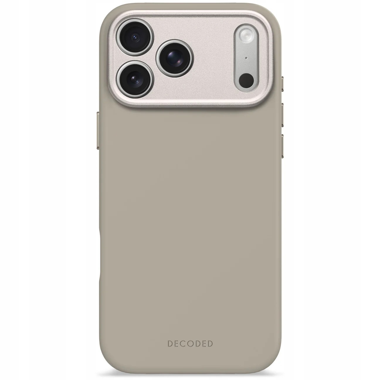 Decoded iPhone 17 Pro Max Case AntiMicrobial Pouzdro Silikonové soft taupe
