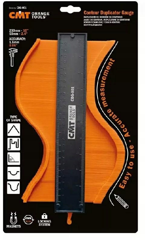 Cmt CDG-001 Šablona obrysu L 250 mm