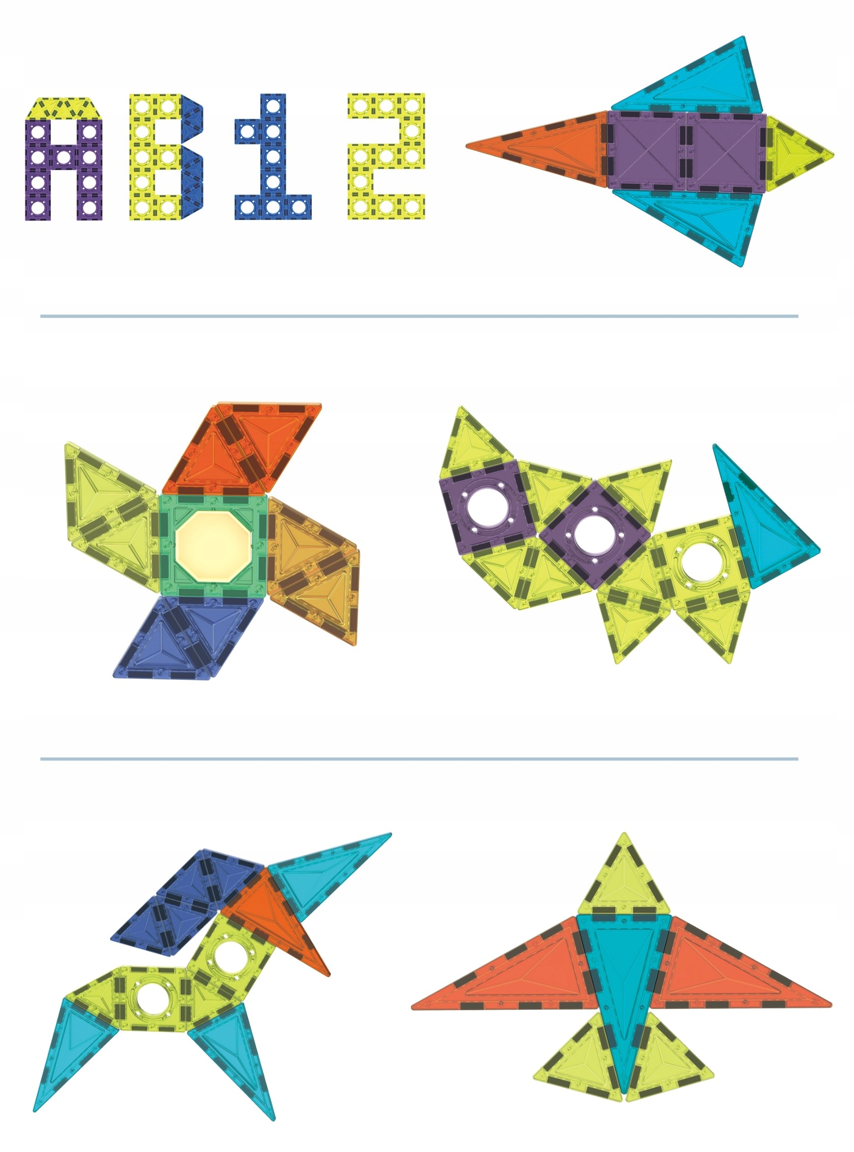 KLOCKI MAGNETYCZNE TOR KULKOWY 110 Elementów XXL Minimalny wiek dziecka 3