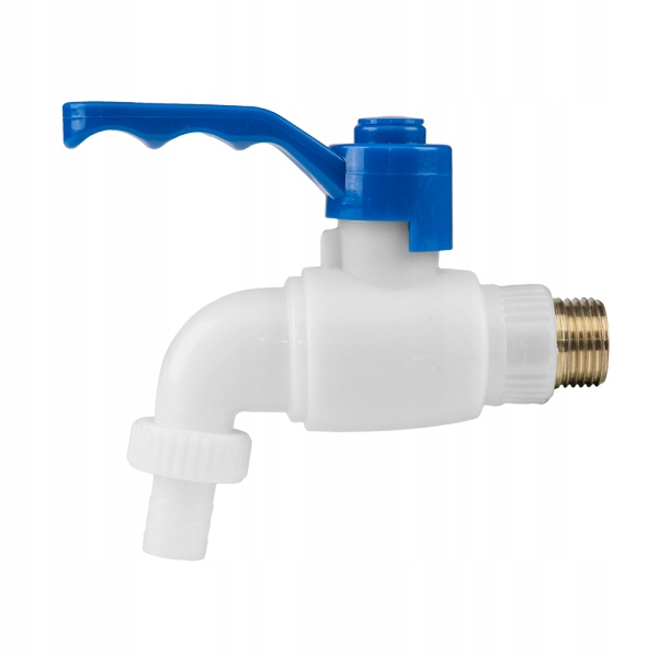 

Kran plastikowy Bradas GTM1212PP/STEEL 1/2"