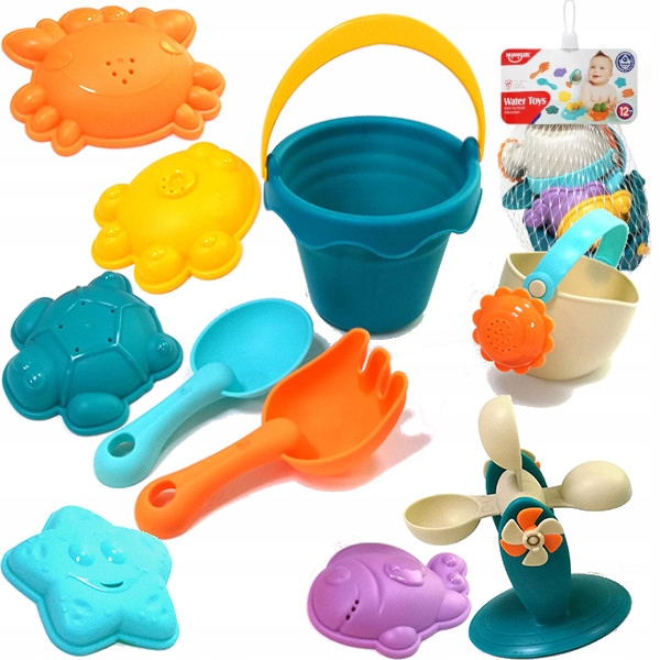 

Zabawki do piasku wiaderko foremki grabki konewka