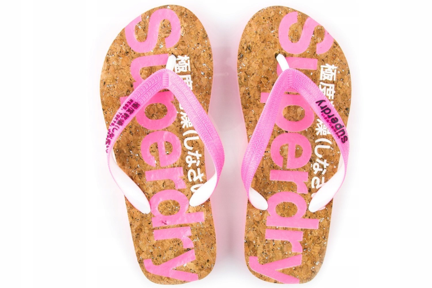 

-50% Klapki Superdry Glitter Cork damskie r 36/37