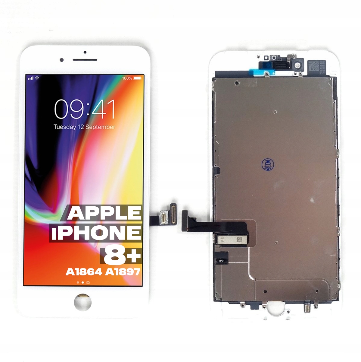 Dotykový displej Digitizer Premium pro Apple iPhone 8 Plus, bílý