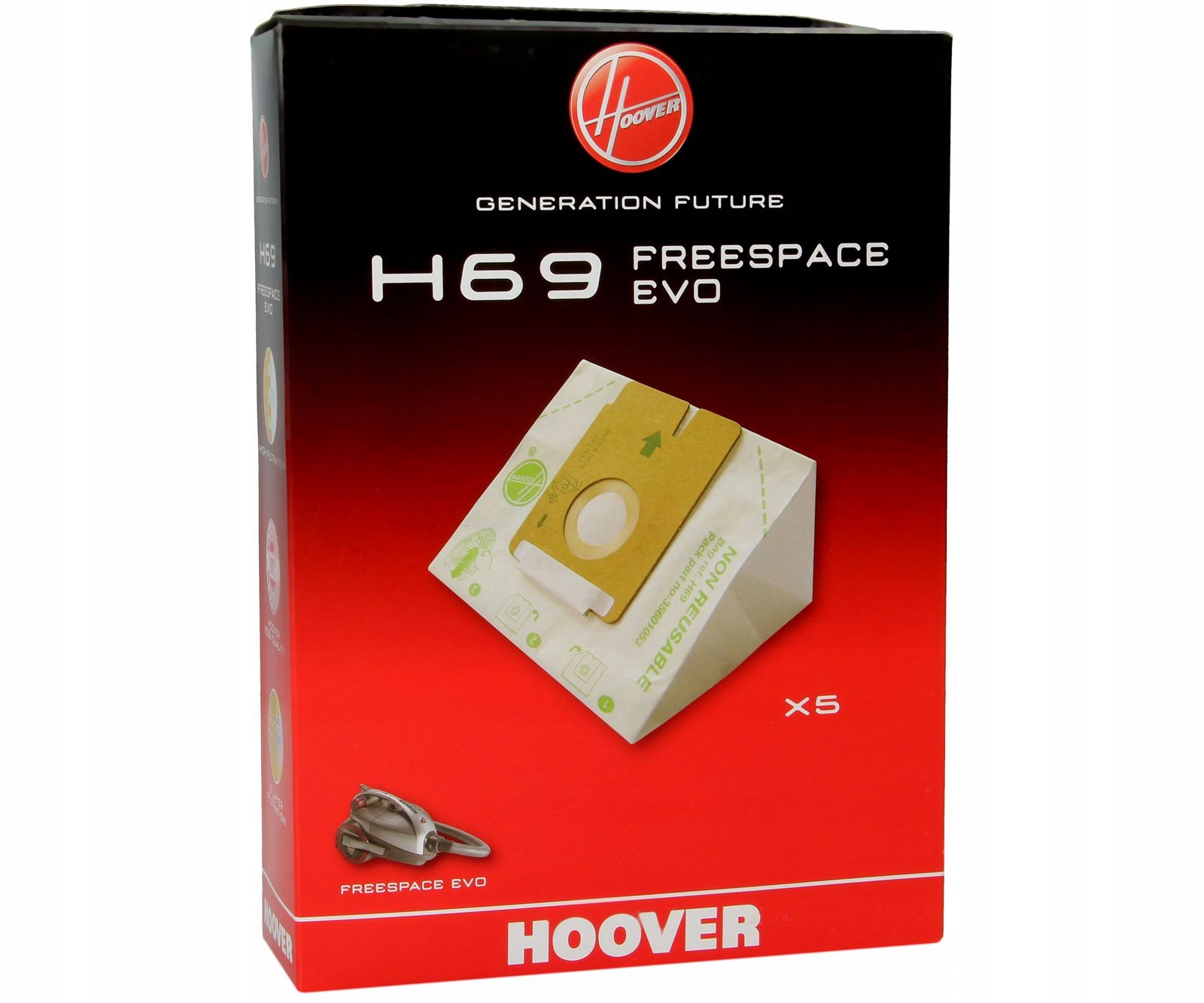 

Worki do odkurzacza H69 Hoover