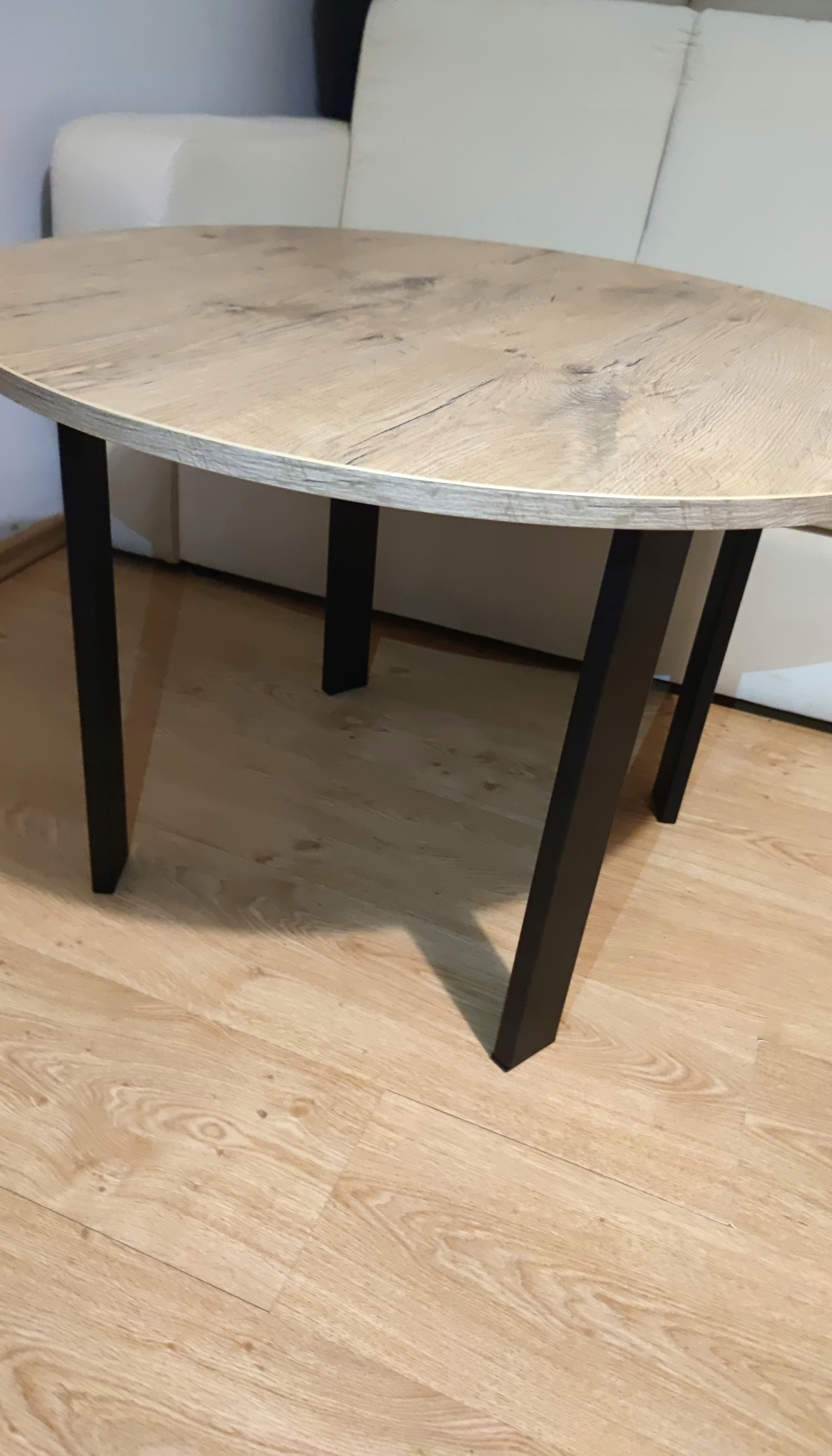 stólik kawowy okragły loft Typ stolik kawowy