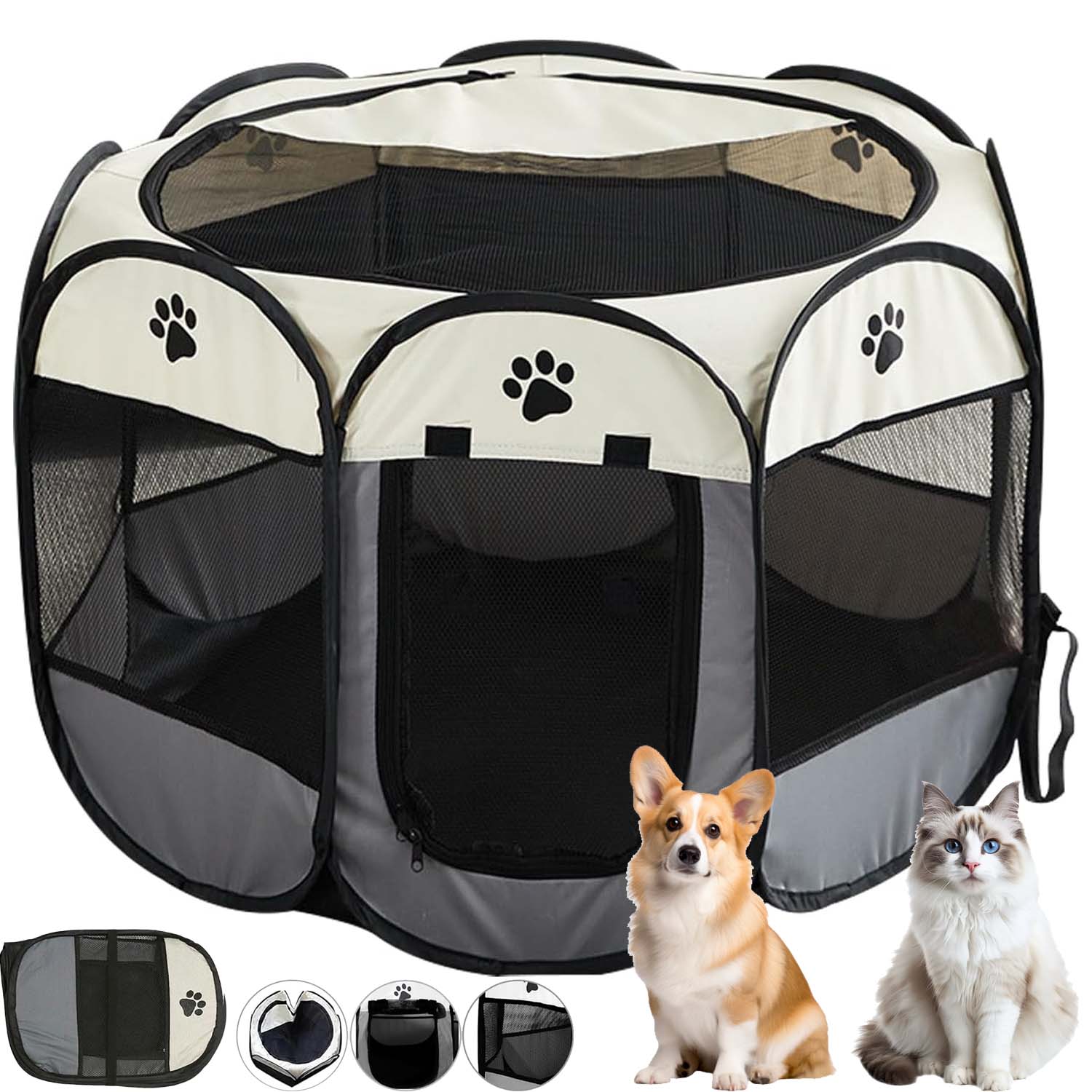 Levně Kotec Lehká Pro Psa Kočku Králíka Štěňat Zvířat Voděodolná