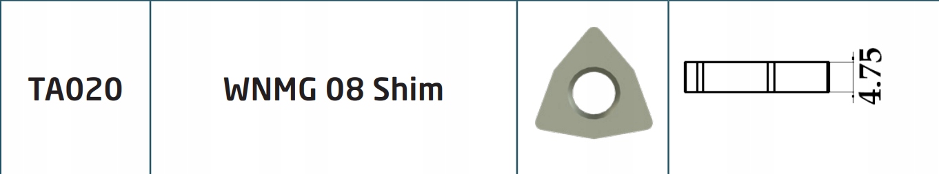 PŁYTKA PODPOROWA TA020 POD PŁYTKĘ WNMG 08 Marka inny