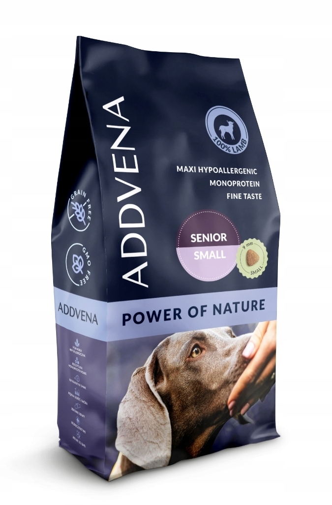 Levně Addvena Power Of Nature Senior Small Hypoalergenní Krmivo pro psy 10 kg