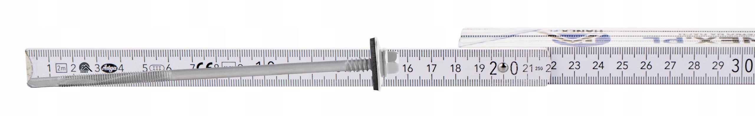 Wkręty do płyty warstwowej 150 mm RAL 9010 100 szt. do metalu Etanco GTR12 Stan opakowania oryginalne