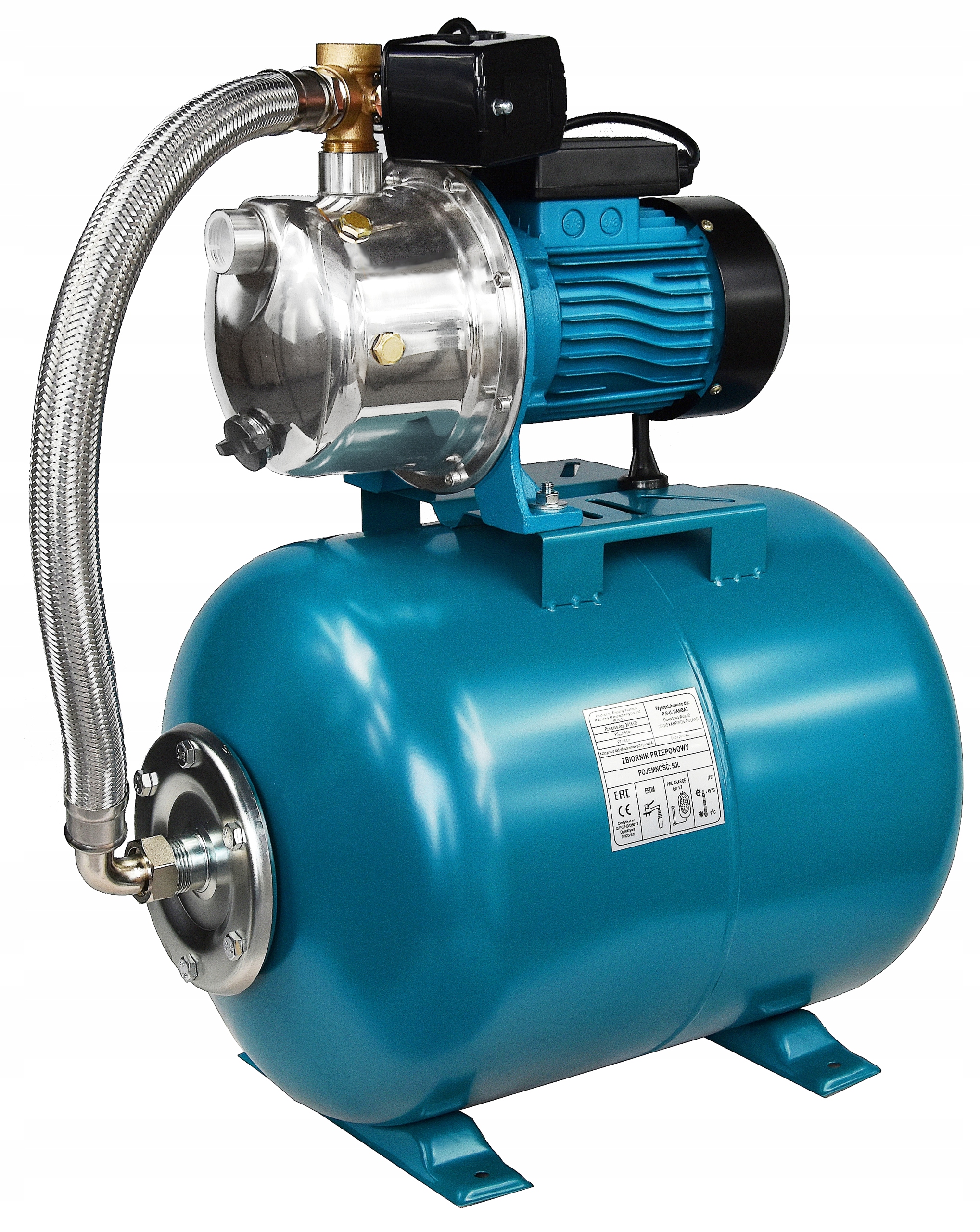 

AJ50/60 zestaw hydroforowy zbiornik 50l pompa Jy