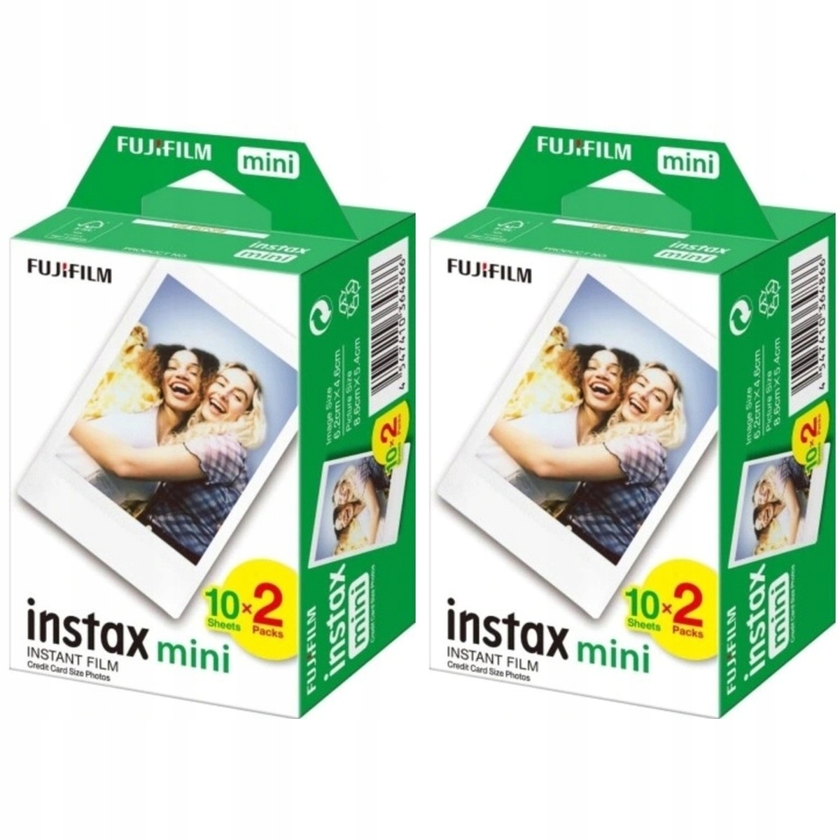 Fujifilm Instax Mini Glossy 40 wkładów do aparatu natychmiastowego