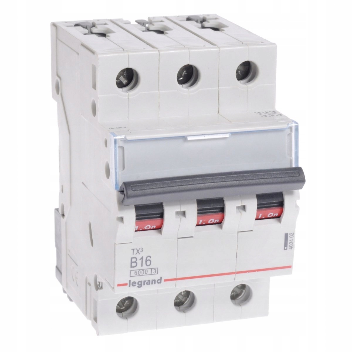 

Wyłącznik nadprądowy 3P B 16A Ac S303 TX3 403402