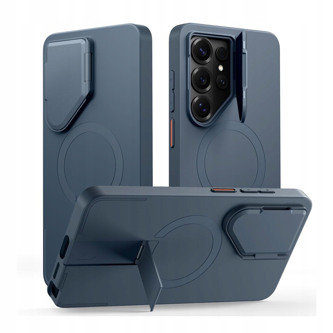 Etui do Samsung S26 Ultra Tech-Protect Kevlar Aura MagSafe niebieskie