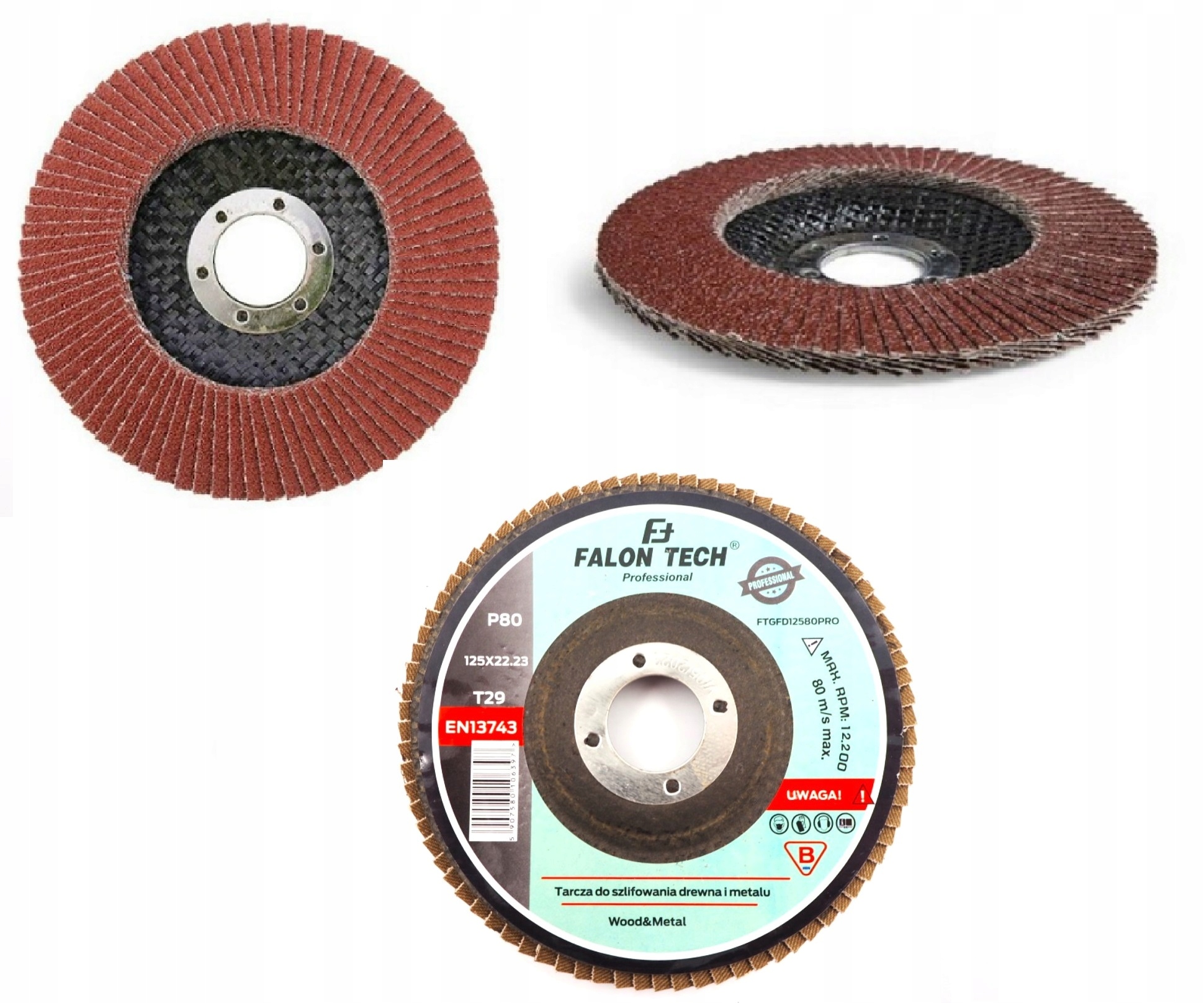 

Tarcza Lamelkowa Listkowa Lamelka 125 gr 80 Ft Pro