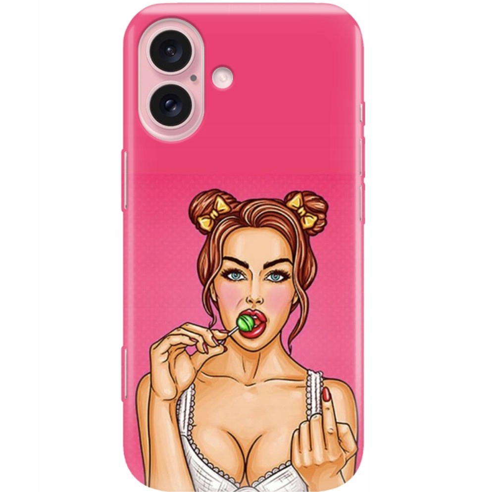 Puzdro Pre iPHONE 16 Case Štýlová Ochrana Telefonu Zábavná Mládež MIX Wz
