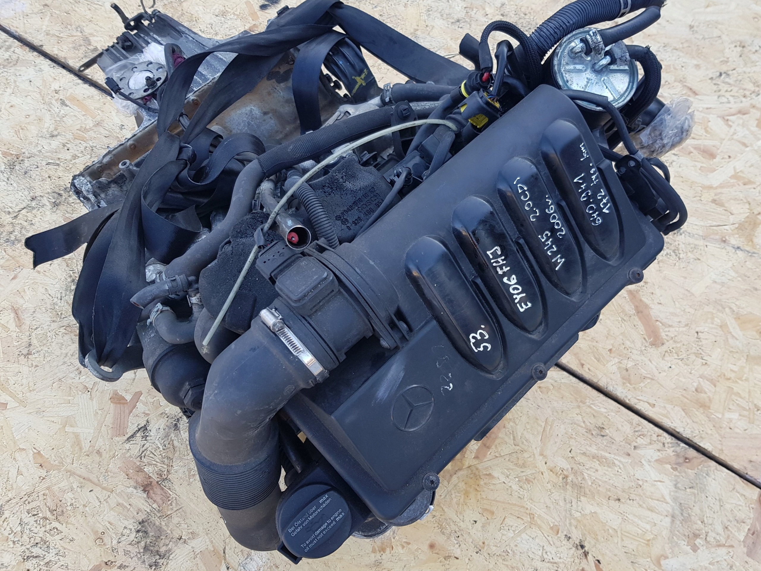 MERCEDES A W169 LIFT 2.0 CDI 2006 640.941 engine complete KPL 172 TYS KM
