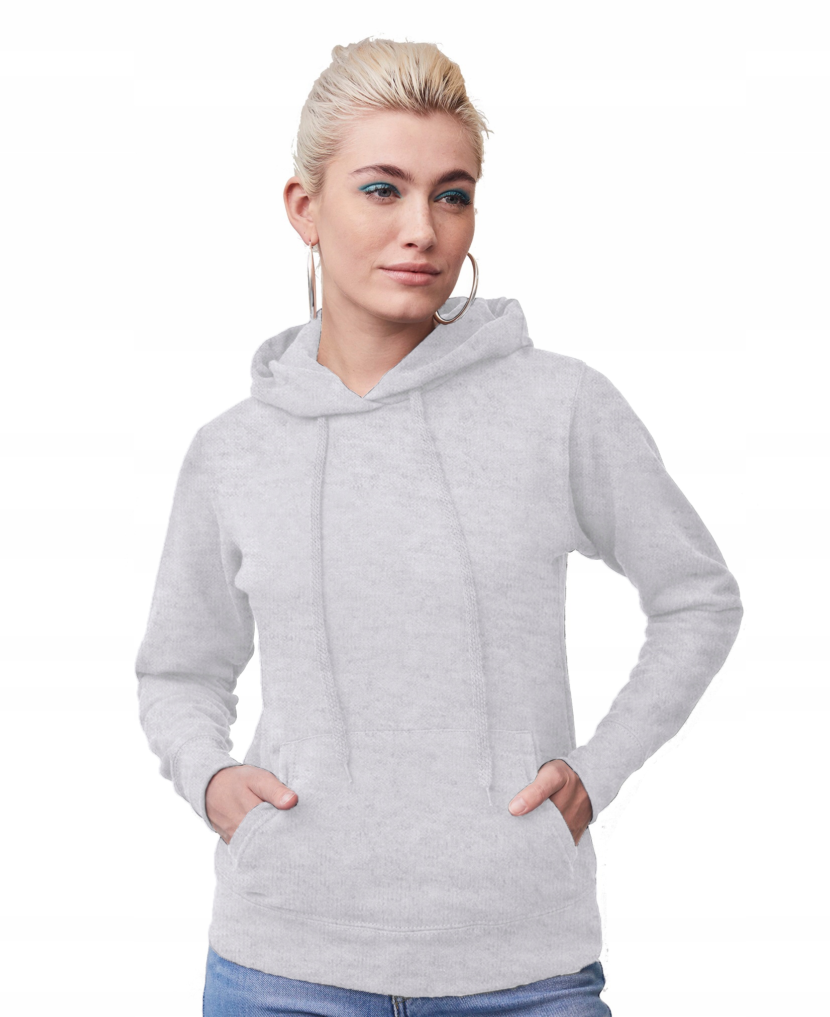 

Bluza z kapturem damska Fruit Classic, j.szary L