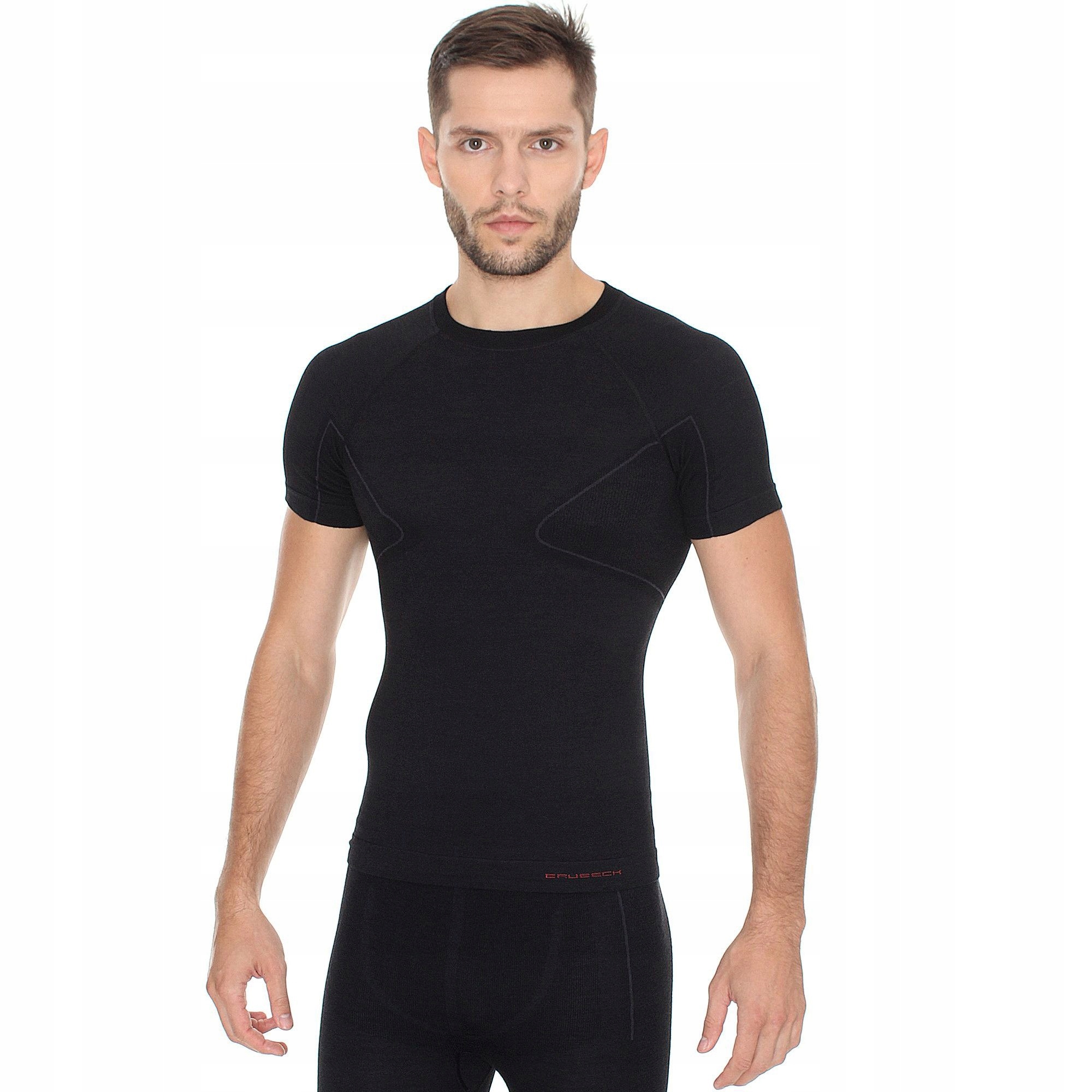 Koszulka Brubeck Active Wool z Wełny Merynosów L