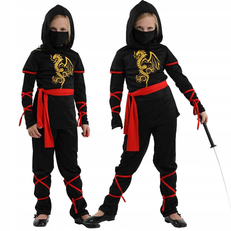 

Strój Przebranie Ninja Samuraj Wojowniczka 110-116