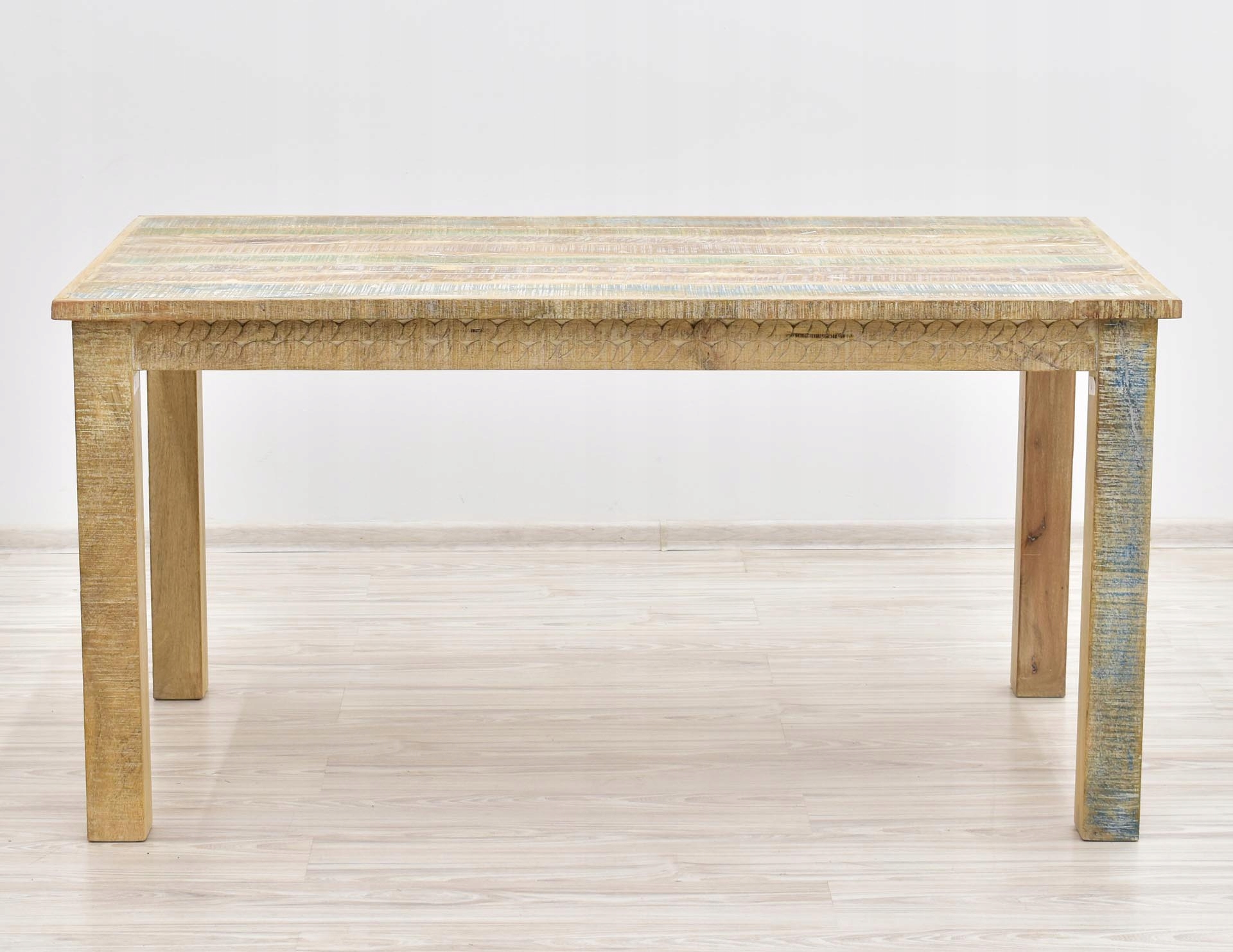 Stół kolonialny indyjski lite drewno mango kolor Głębokość mebla 85 cm