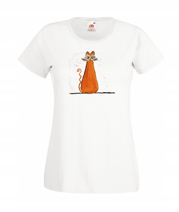 

XL Koszulka Damska Koty Soft Kitty Śmieszne Wzory