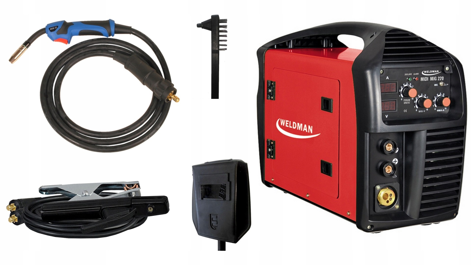 Сварочный аппарат MIGMMA 2in1 MIDI MIG 220 Automatic HIT