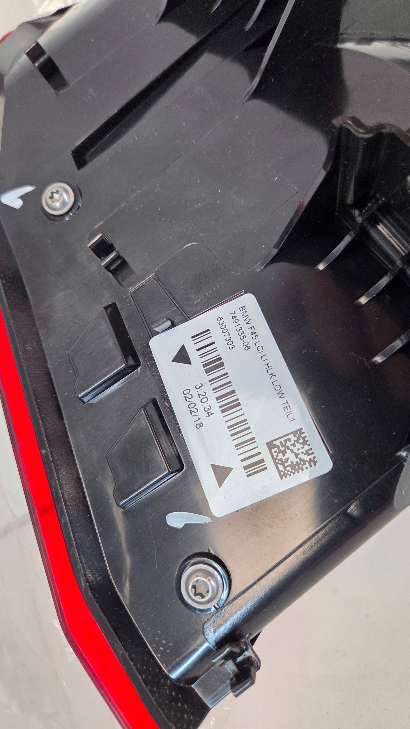 BMW 2 F45 Active Tourer LCI LIFT without ledu LOW light rear rear part left