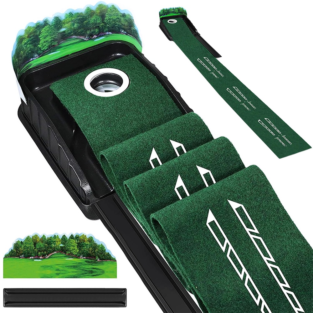 Kancelářská Sada Pro Hraní Minigolfové Hole Na Cíl Golfová Podložka Minigolf 259 CM