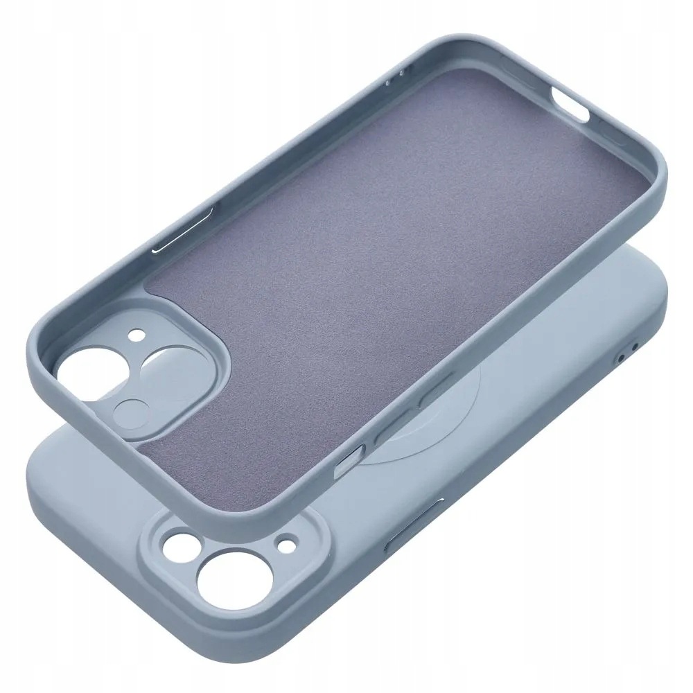 Futerał Silicone Mag Cover kompatybilny z MagSafe do Iphone 15 jasny niebie