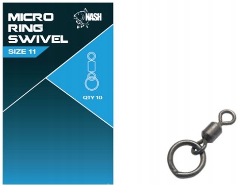 Krętlik Nash Micro Ring Swivel 11 10szt