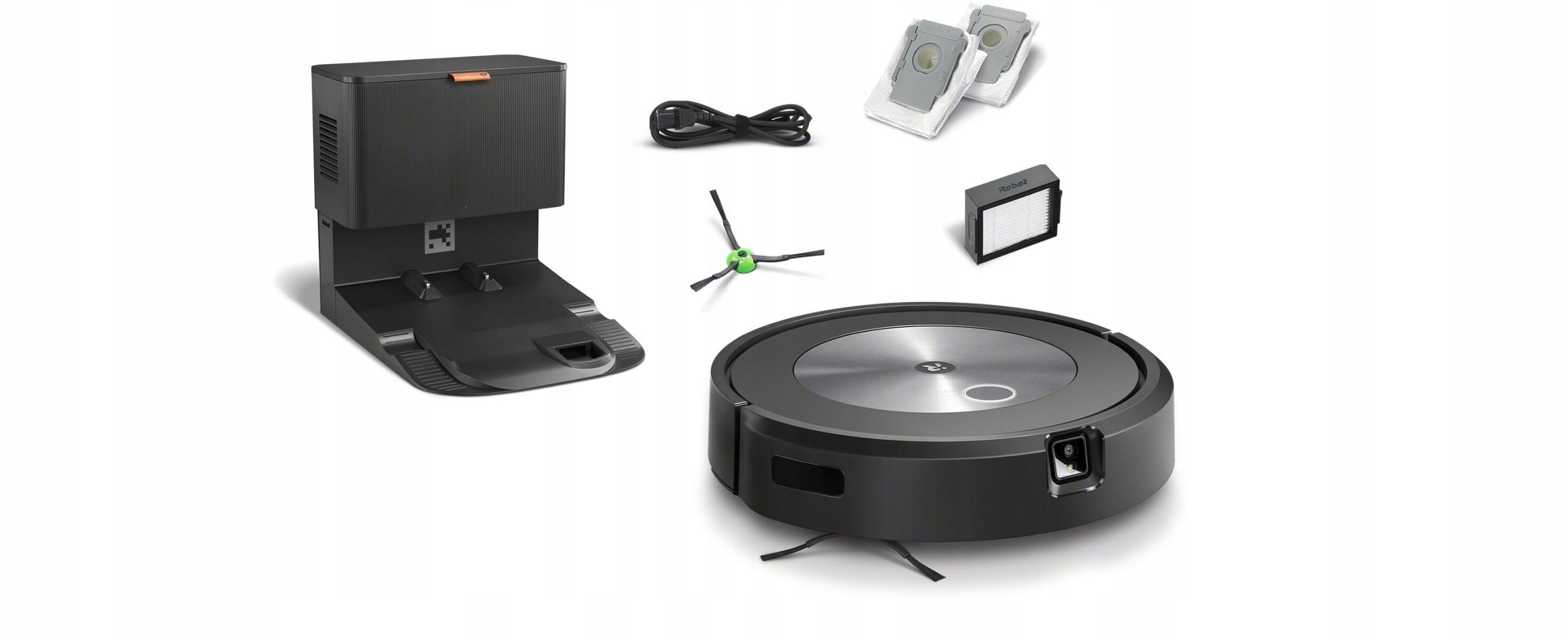 NOWY ROBOT SPRZĄTAJĄCY iROBOT ROOMBA J7+ j7558 +BAZA CLEAN BASE ODKURZAJĄCY Czas pracy bezprzewodowej 90 min