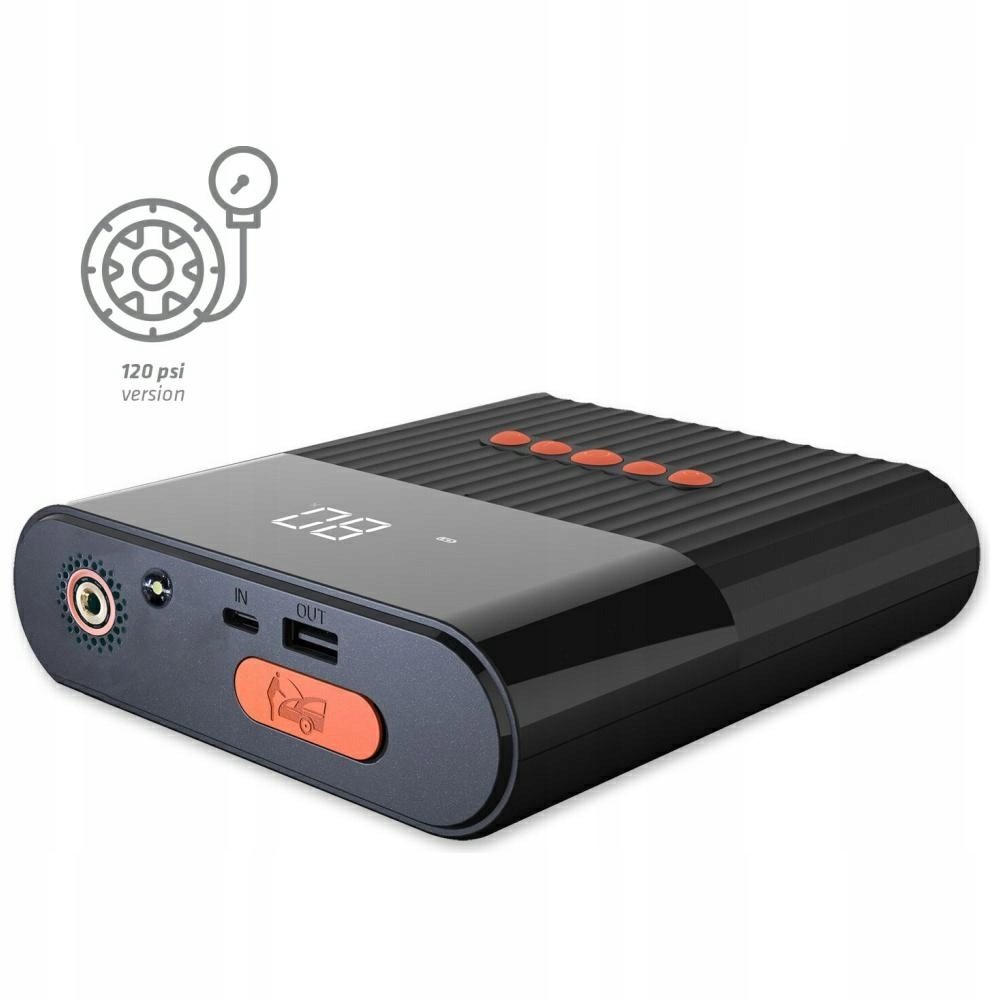 Jump Starter 4smarts PitStop+ 8800 mAh Powerbanka s kompresorem a svítilnou