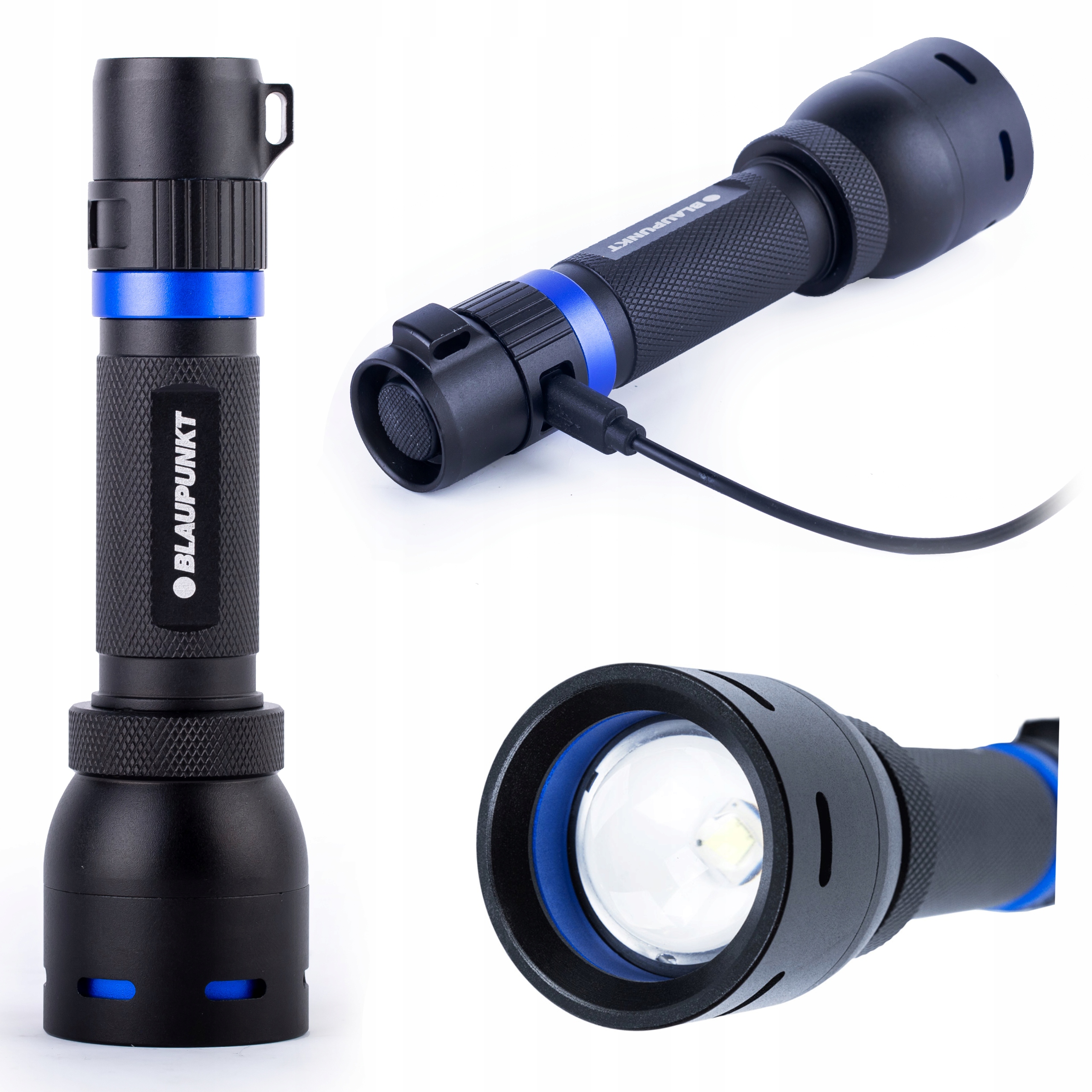 Світлодіодний ліхтарик Blaupunkt Flash Patrol 1000LM IPX4