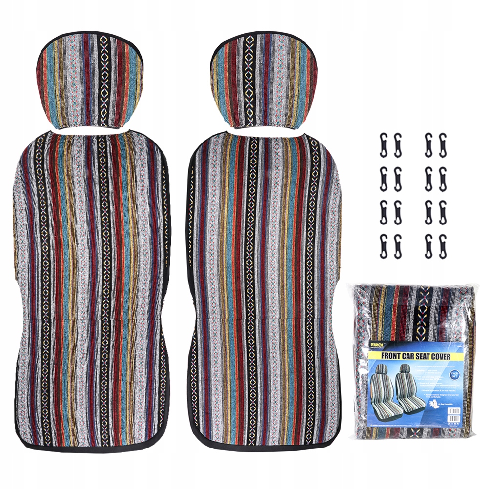 POKROWIEC NA SIEDZENIE UNIWERSALNY NARODOWOŚĆ SAMOCHÓD 4 SZT Producent inny