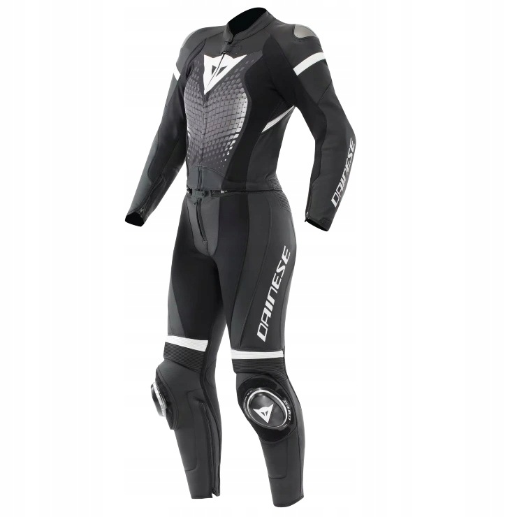 Dainese Fulminea Lady 2 Pc Black/white Dámsky Dvojdielny Overal 50