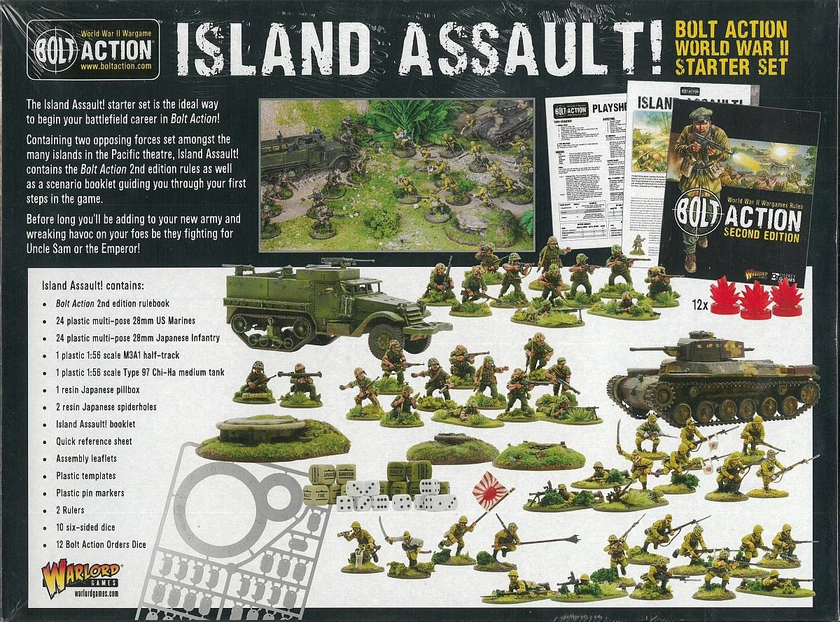 Bolt Action Island Assault! Starter Set System Bolt Action
