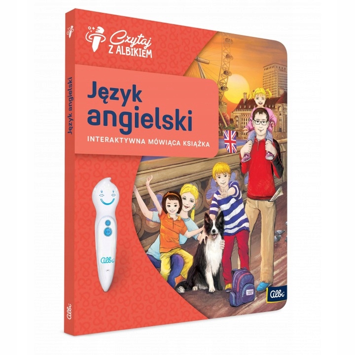 ALBI CZYTAJ Z ALBIKIEM JĘZYK ANGIELSKI + PIÓRO ZESTAW Z PIÓREM ALBIK IG4 ISBN 8590228031723