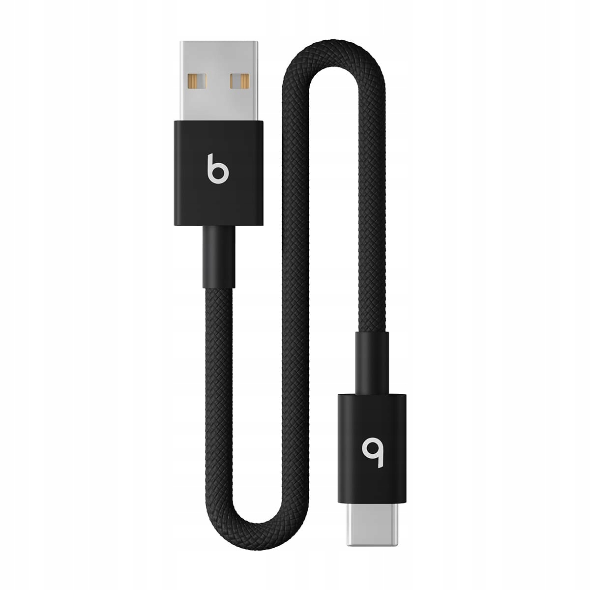 Beats Pleciony przewód Usb-a/usb-c (20cm) Czarny
