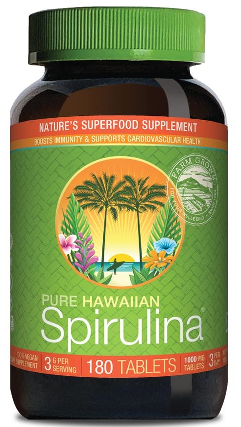 Cyanotech Co Havajská spirulina Pacifica 1000 mg (180 tabulek)