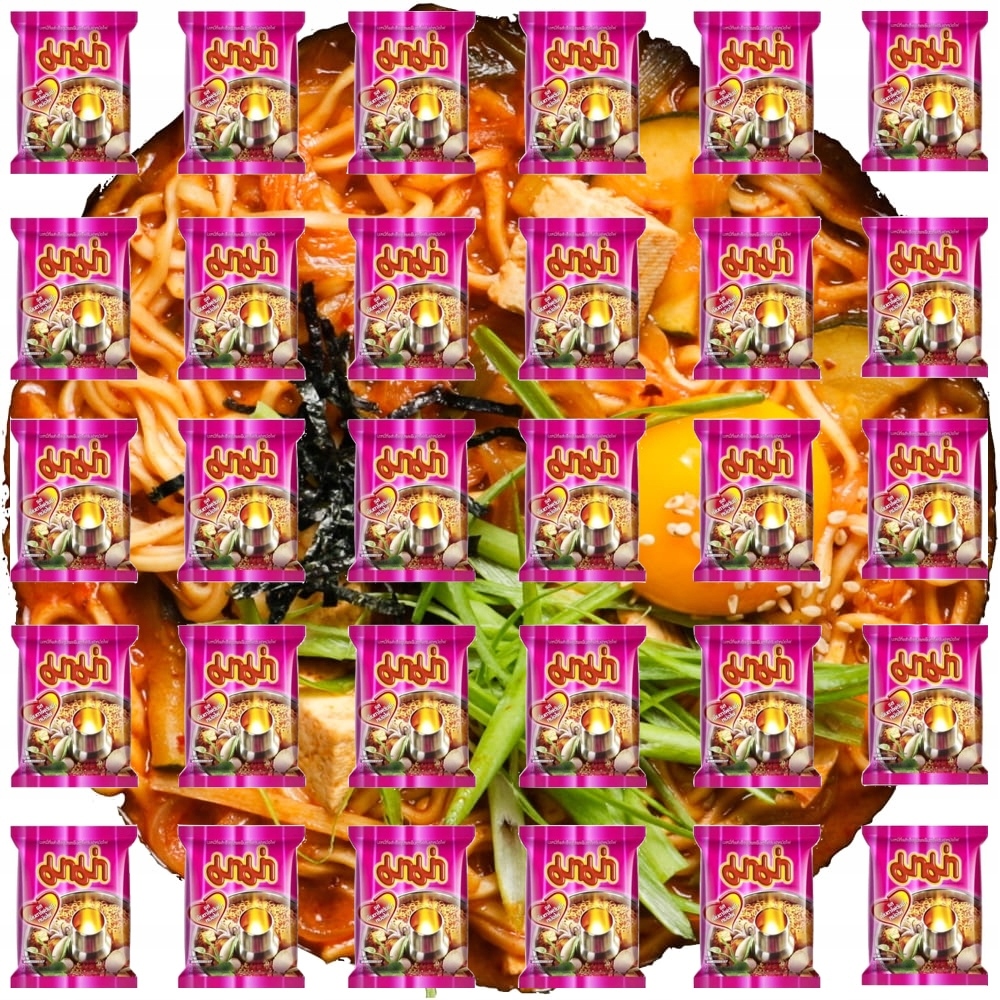 Levně Karton Thajská instantní polévka s těstovinami Instant Yentafo Tofu 30 x 60 g Mama