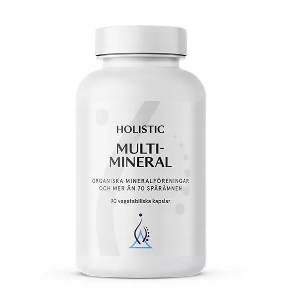 Multimineral 90 kapsułek Holistic Szwecja minerały