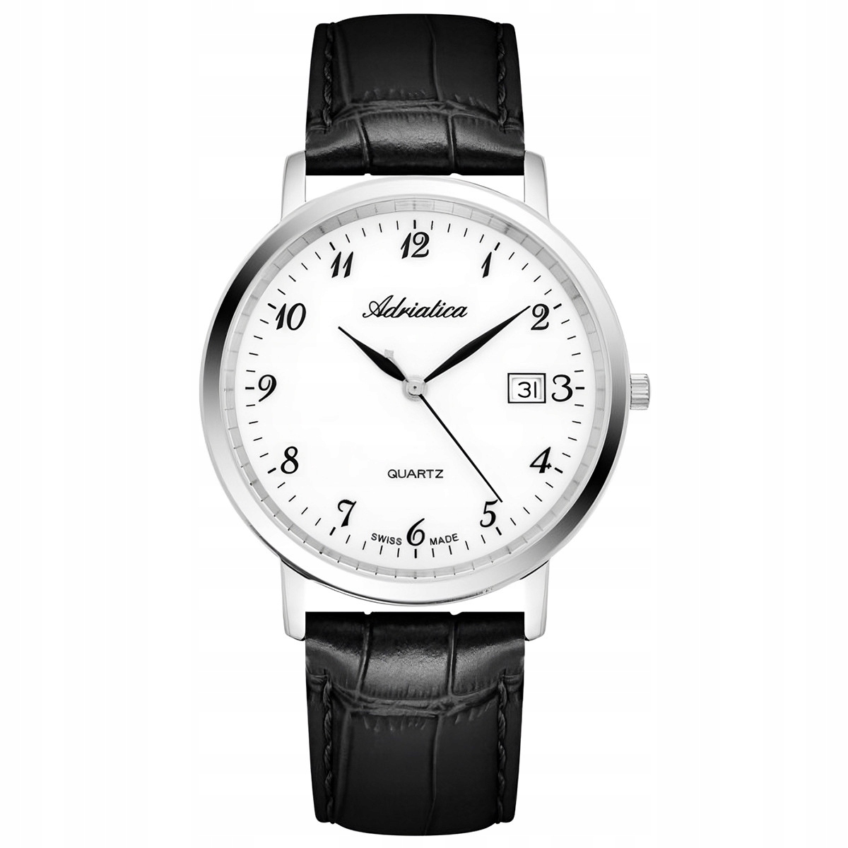 Pánské Hodinky Adriatica A1277.5223Q s černým řemínkem