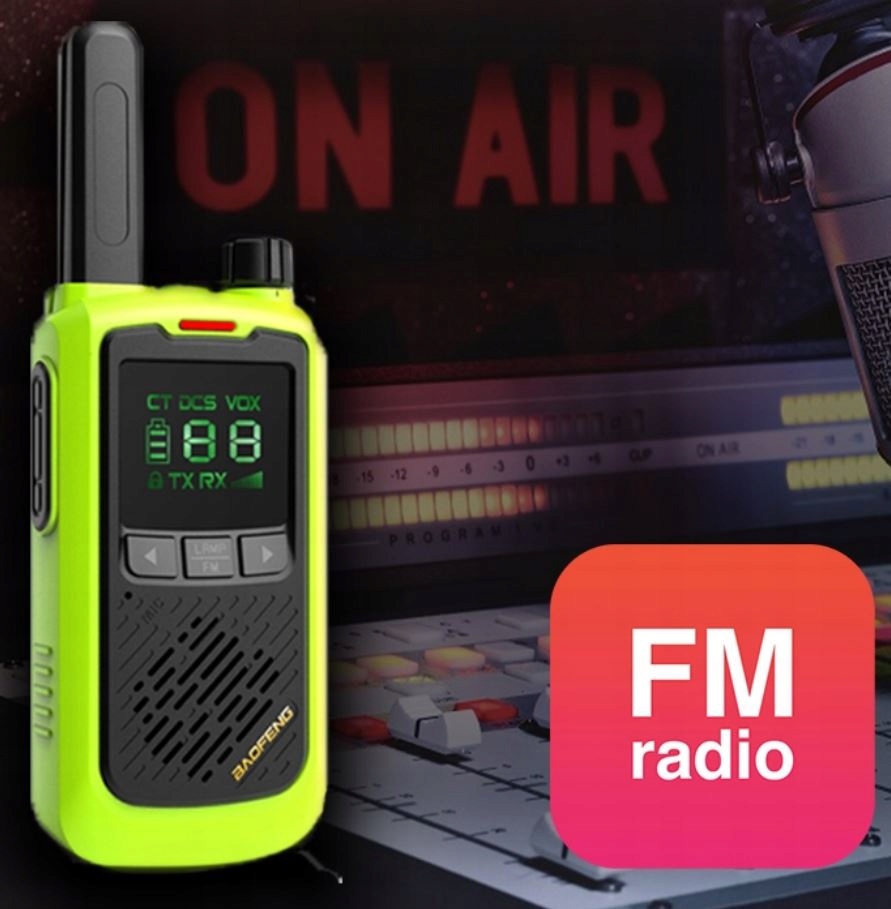 2x Krótkofalówka Baofeng BF-T17 walkie talkie CZERWONY Rodzaj krótkofalówka