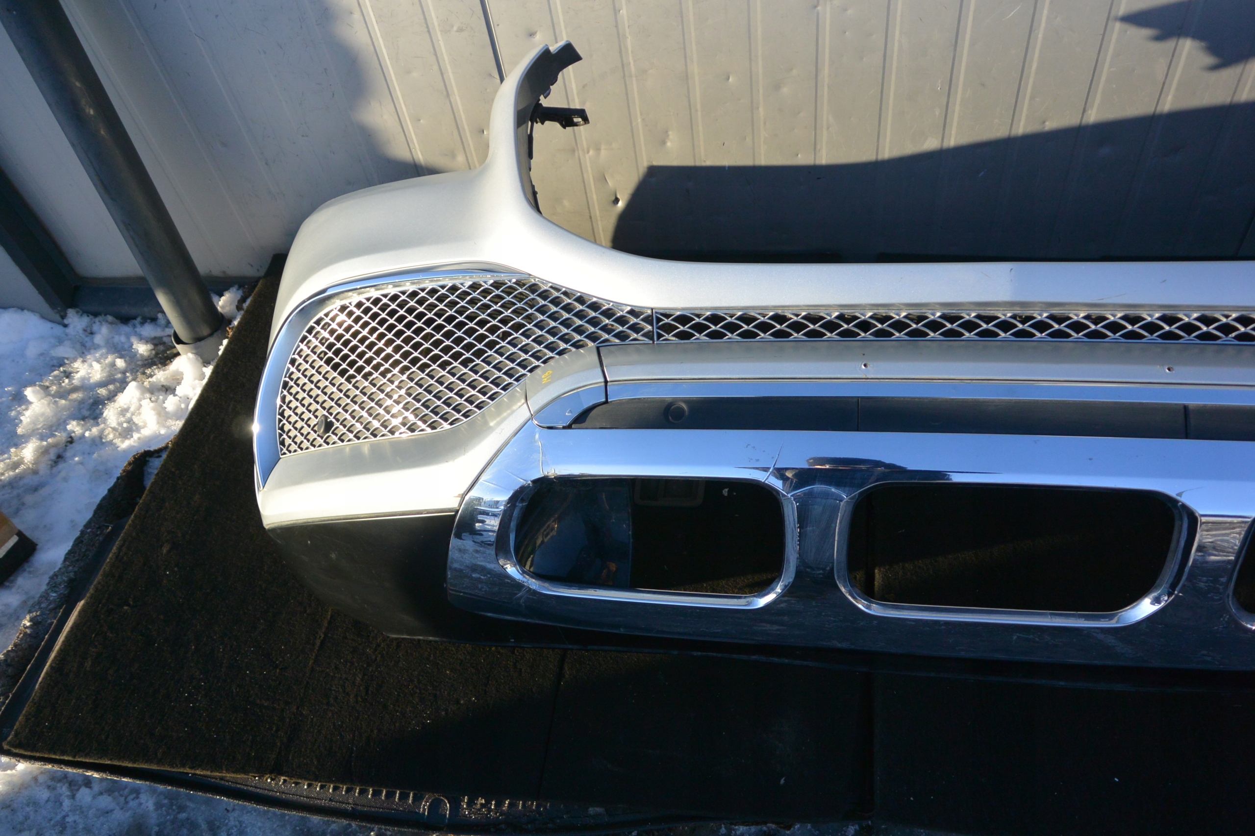 bumper front front MERCEDES GLS 600 MAYBACH 167 CHROM PDC original KPL
